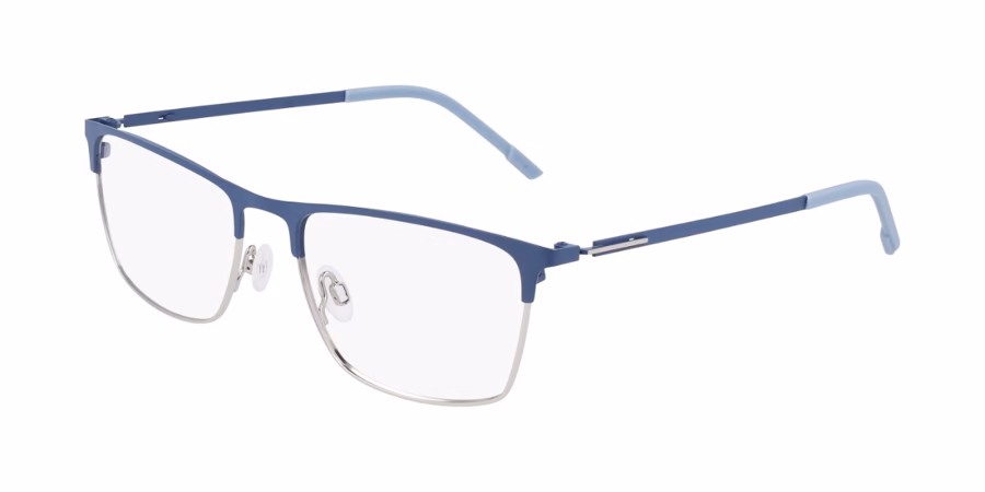 Flexon FLEXON E1141 455 Eyeglasses Matte Stone Blue 56mm Unisex