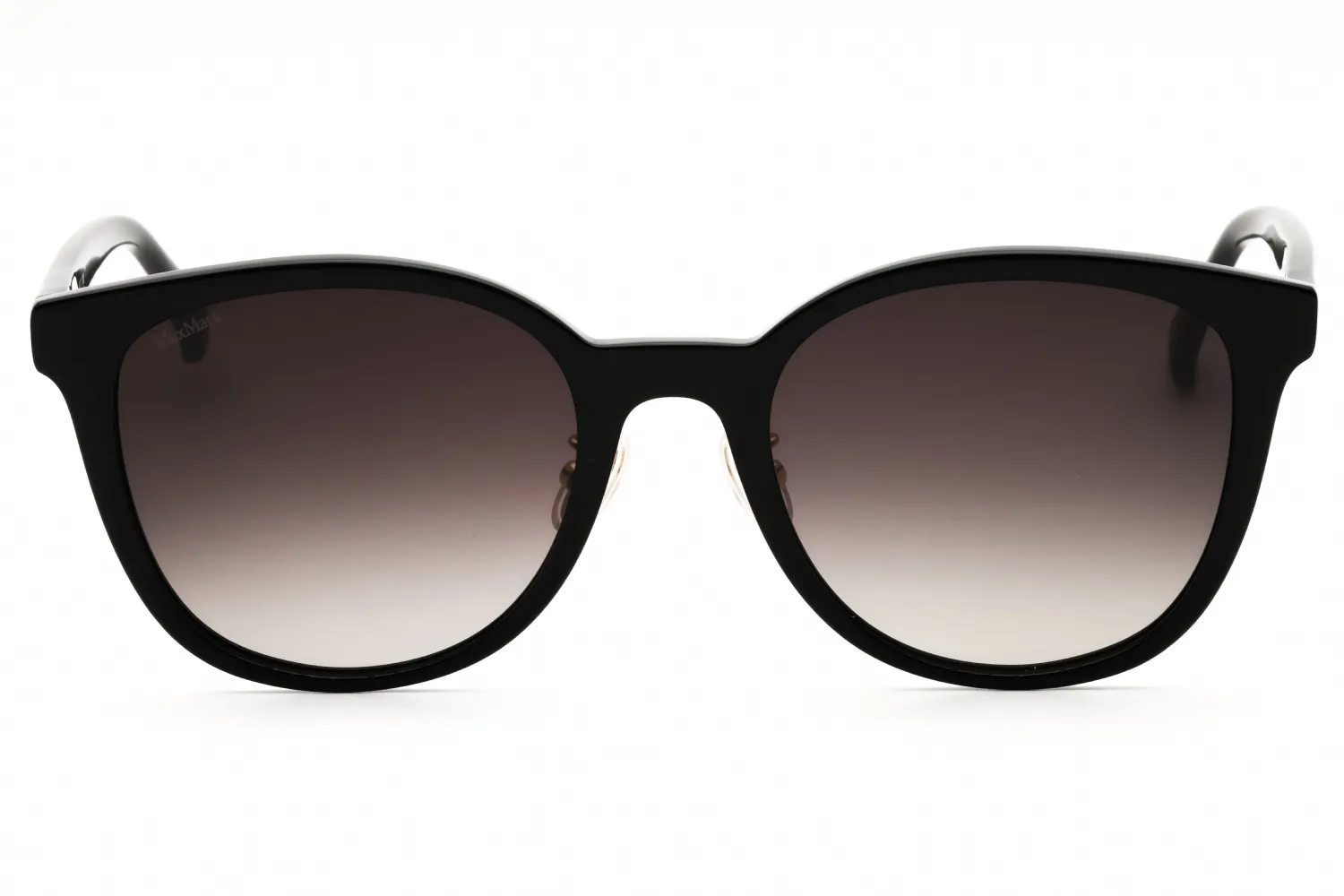 Max Mara MM0105-K 01B Sunglasses Shiny Black 55mm Women 2