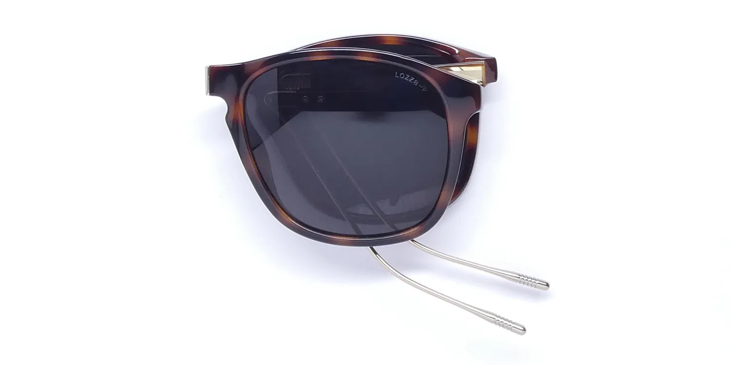 Lozza Sl4245 Pocket Cooper 1 ah9p Sunglasses Brown 55mm 9