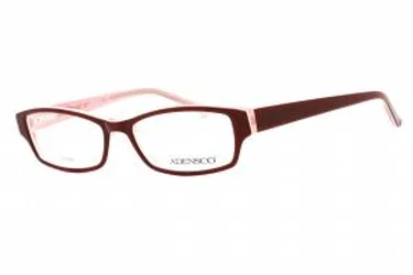 Adensco Ad 212 0DS9 00 Eyeglasses Burgundy Pink