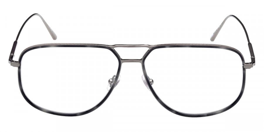 OMEGA OM5027 008 Eyeglasses Shiny Gunmetal 59mm Men 2