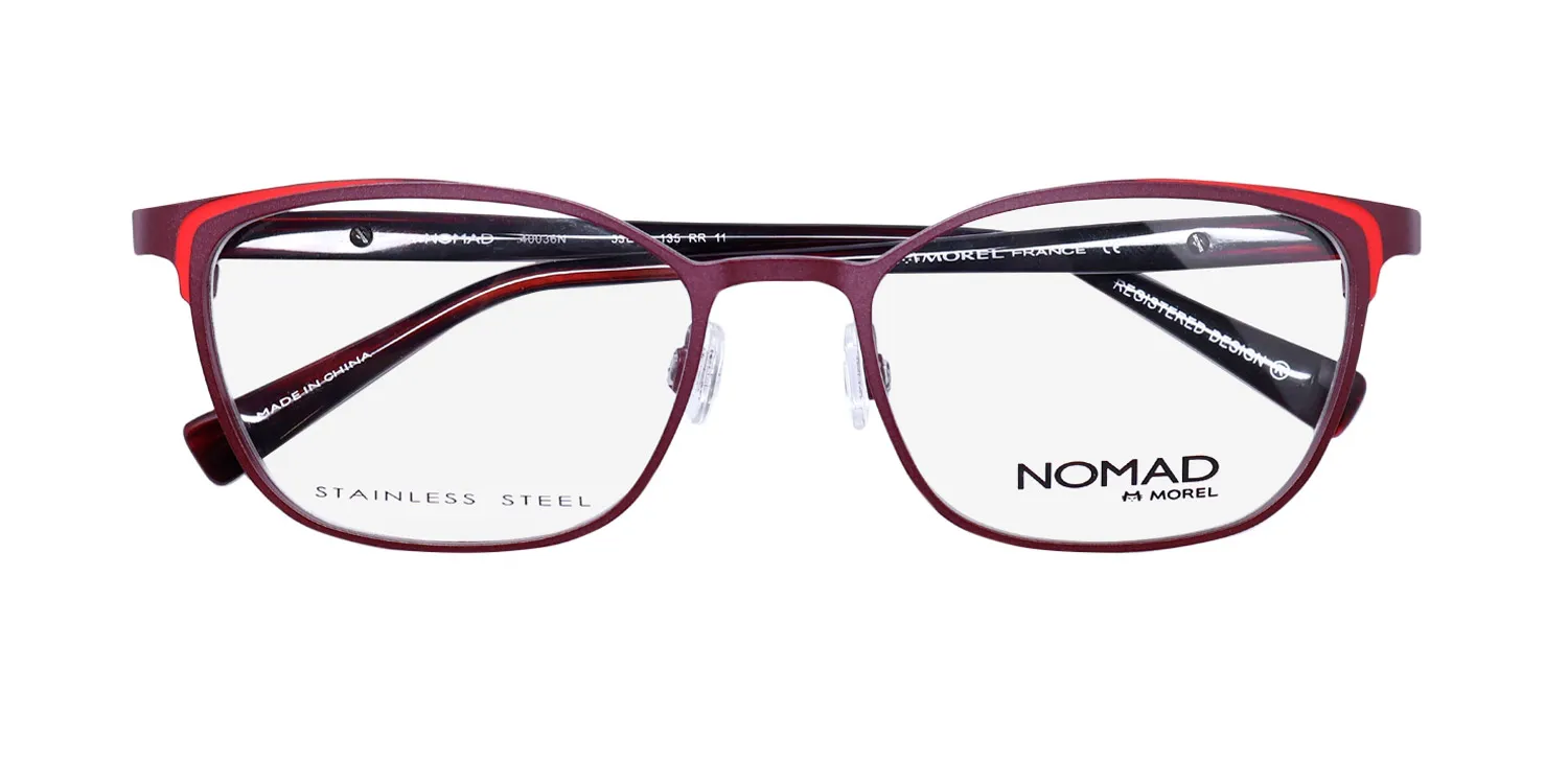 Morel Nomad 40036n rr11 Eyeglasses Burgundy 53mm 2
