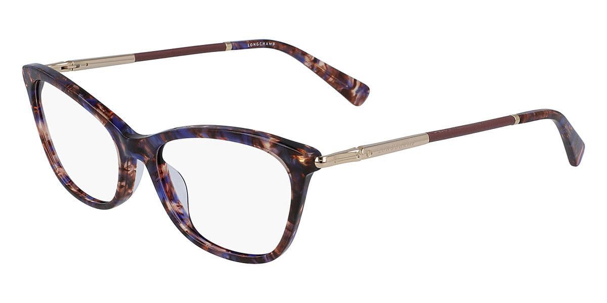 Longchamp LO2670L 625 Eyeglasses Purple Tortoise 52mm Women