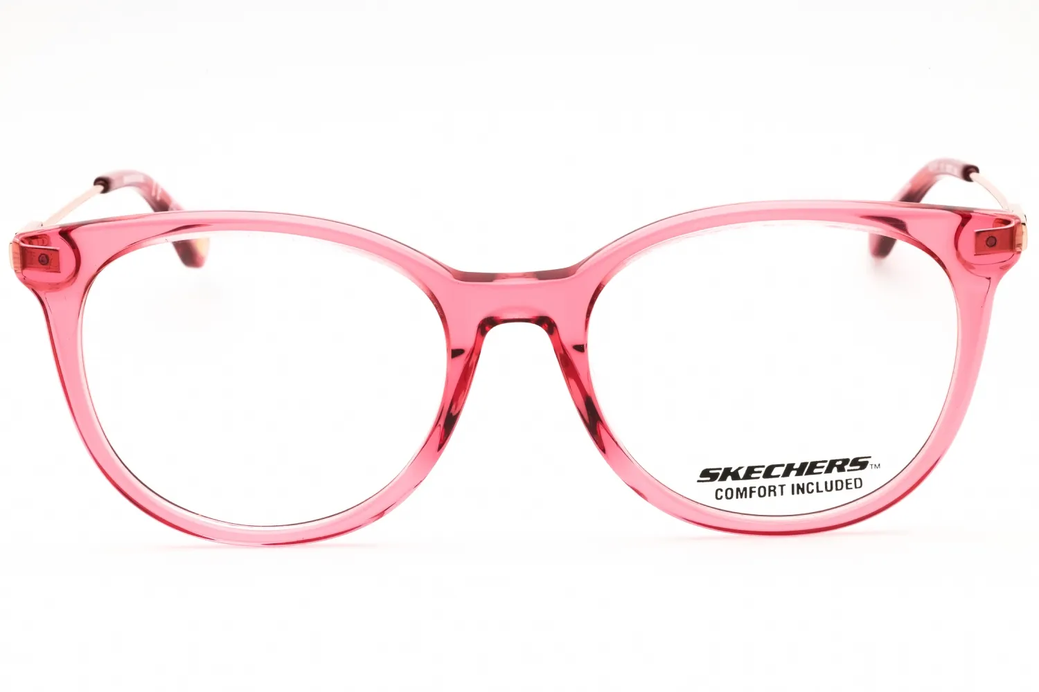 Skechers SE2167 072 Eyeglasses Shiny Pink 50mm Women 2