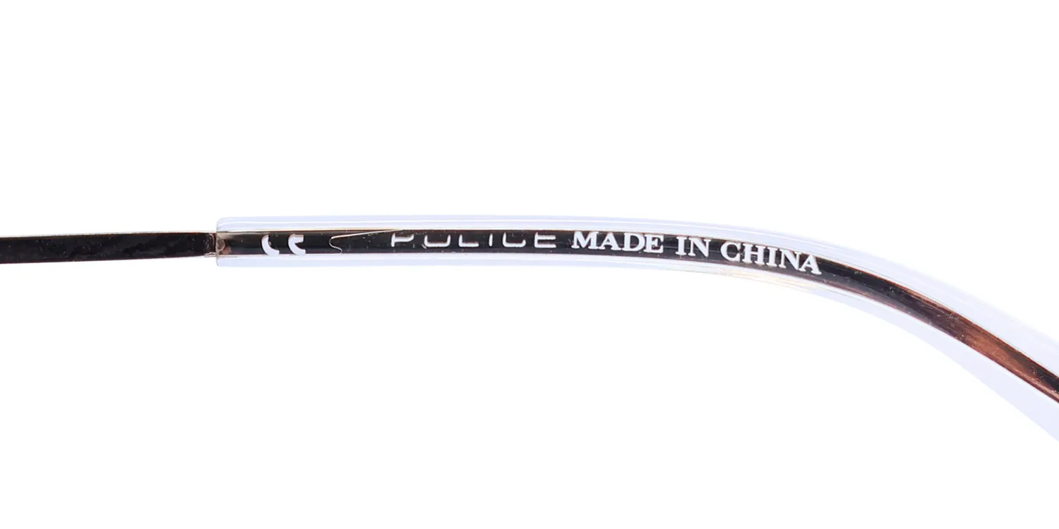 Police Vpld07 Code 1 0p79 Eyeglasses Crystal 52mm Unisex 7