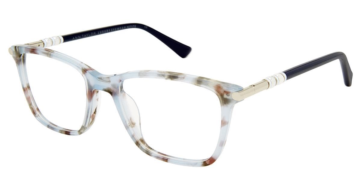 Ann Taylor ATP018 03 Eyeglasses Chambray Tort 50mm Women