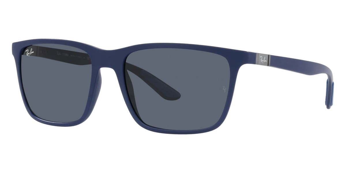 Ray-Ban RB4385 601587 Sunglasses Matte Blue 58mm Men