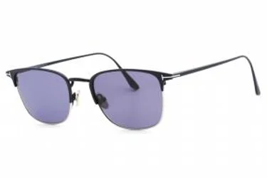 Tom Ford FT0851 91V Sunglasses Matte Blue 52mm