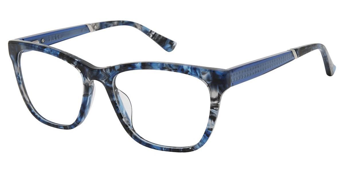 Nicole Miller NMBOWNE C03 Eyeglasses Blue 53mm Women