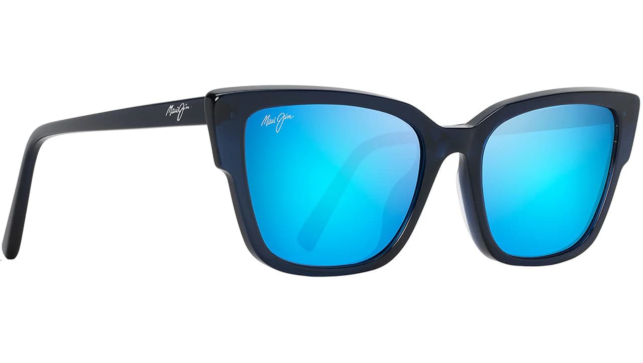 Maui Jim Kou B884 03 Sunglasses Dark Blue 55mm Women