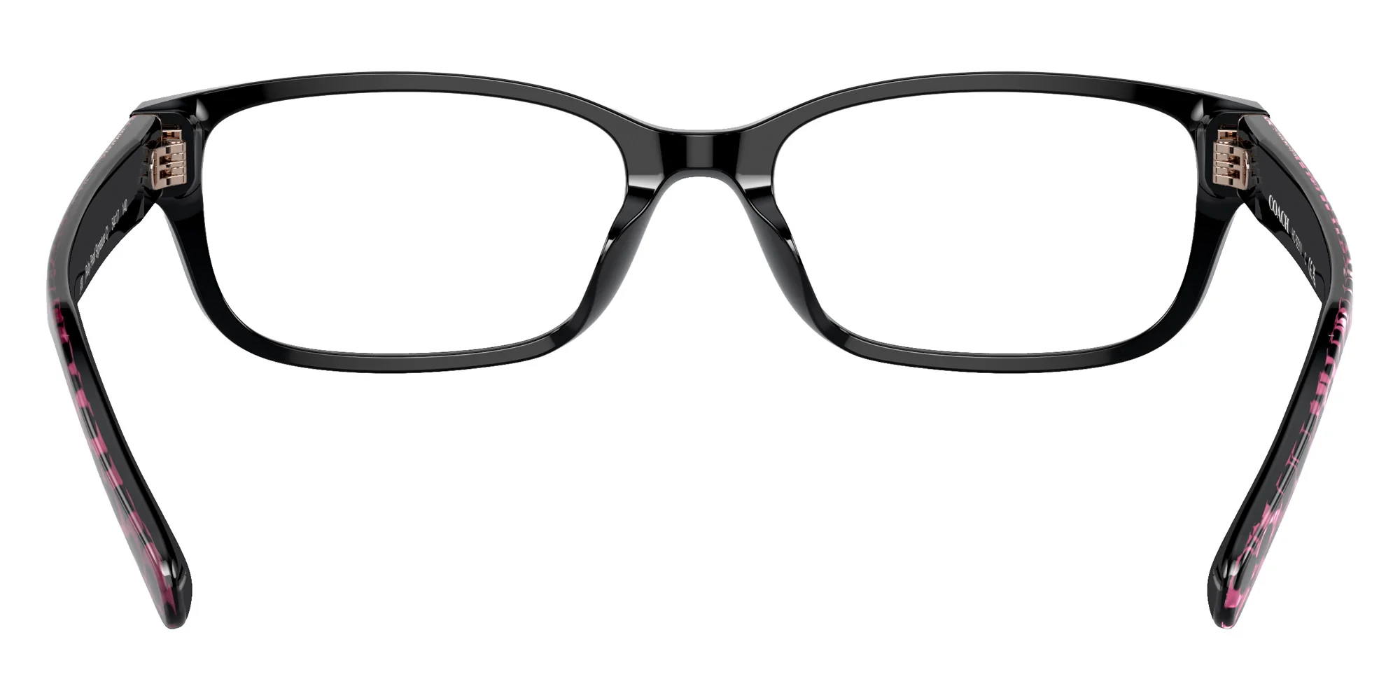 Coach HC6221U 5783 Eyeglasses Ruby Pearl Signature 52mm Women 4