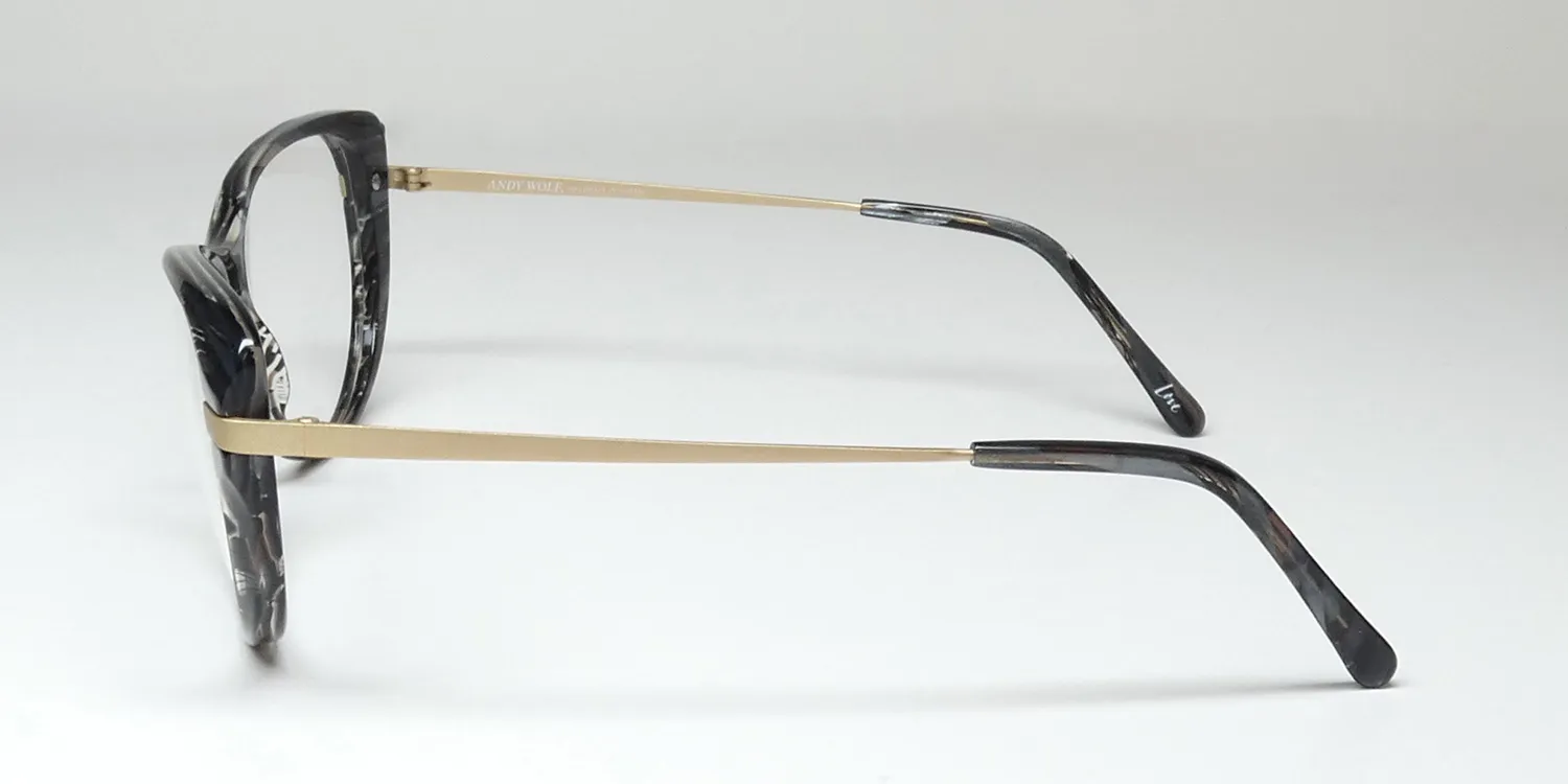 Andy Wolf 5068 c Eyeglasses Striped Pearl Grey 56mm 4