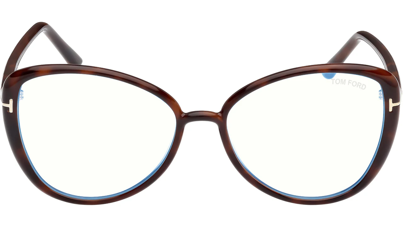 Tom Ford FT5907B 052 Eyeglasses Dark Havana 55mm Women 2