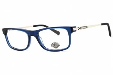 Harley Davidson HD0143T 090 Eyeglasses Shiny Blue 51mm