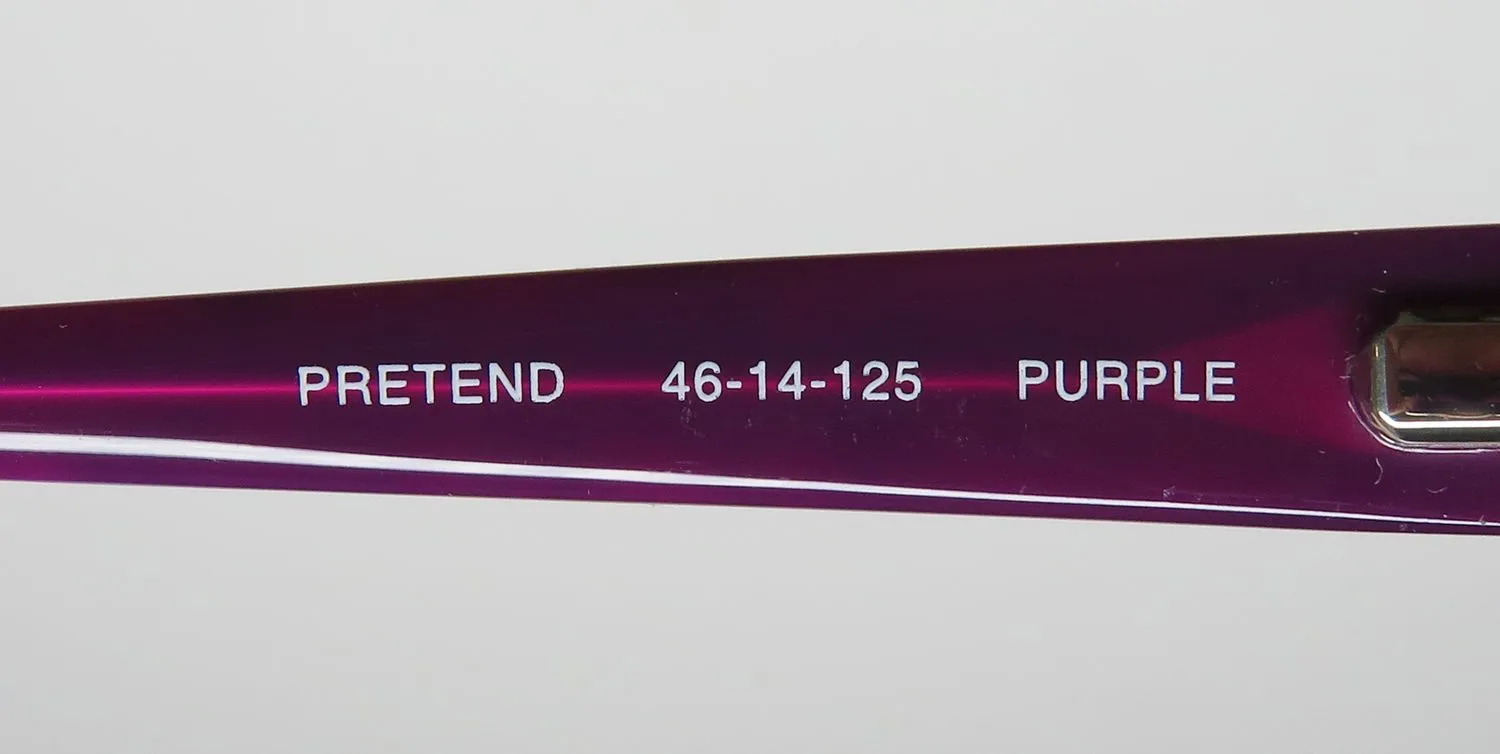 Lucky Brand Pretend purple Eyeglasses Purple 46mm 8