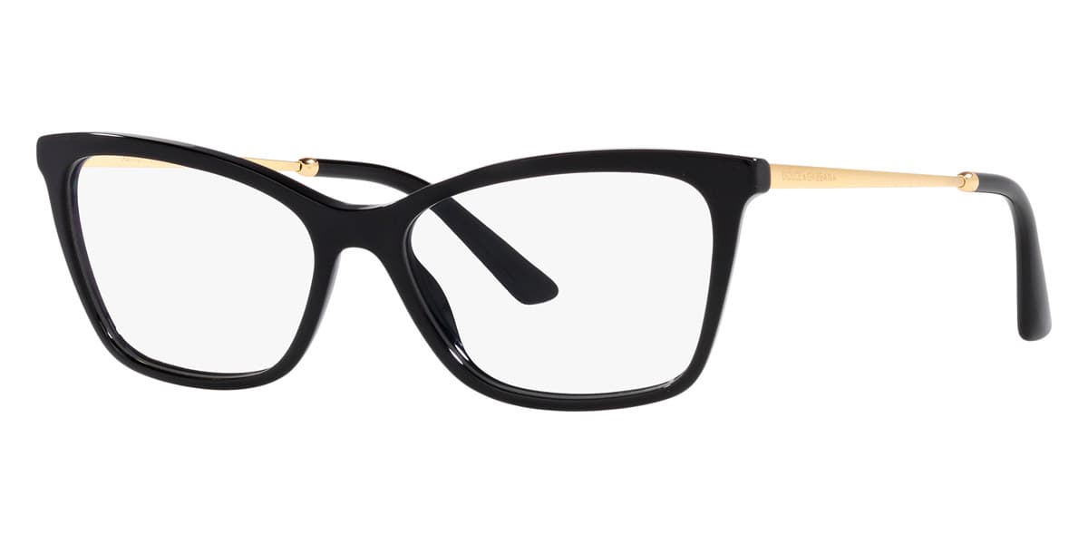 Dolce & Gabbana DG3347 501 Eyeglasses Black 54mm Women