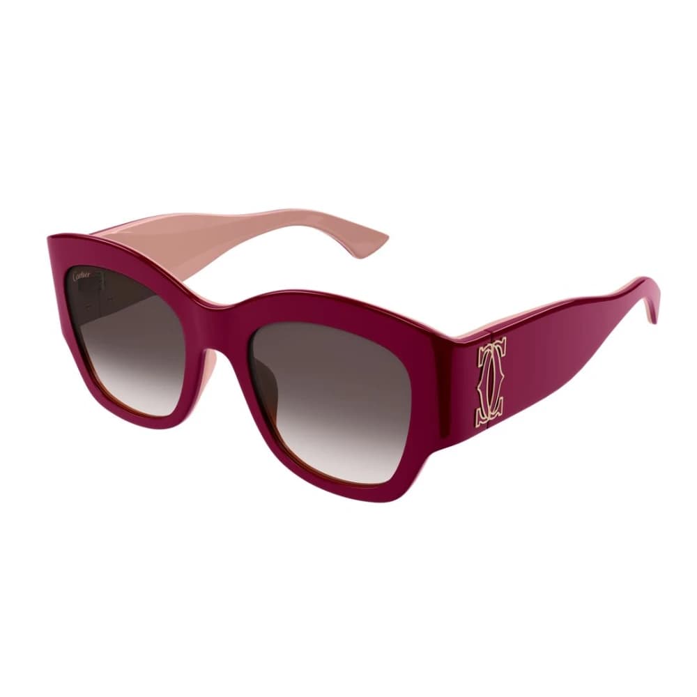 Cartier CT0304S 006 Sunglasses Red 135mm Women 2