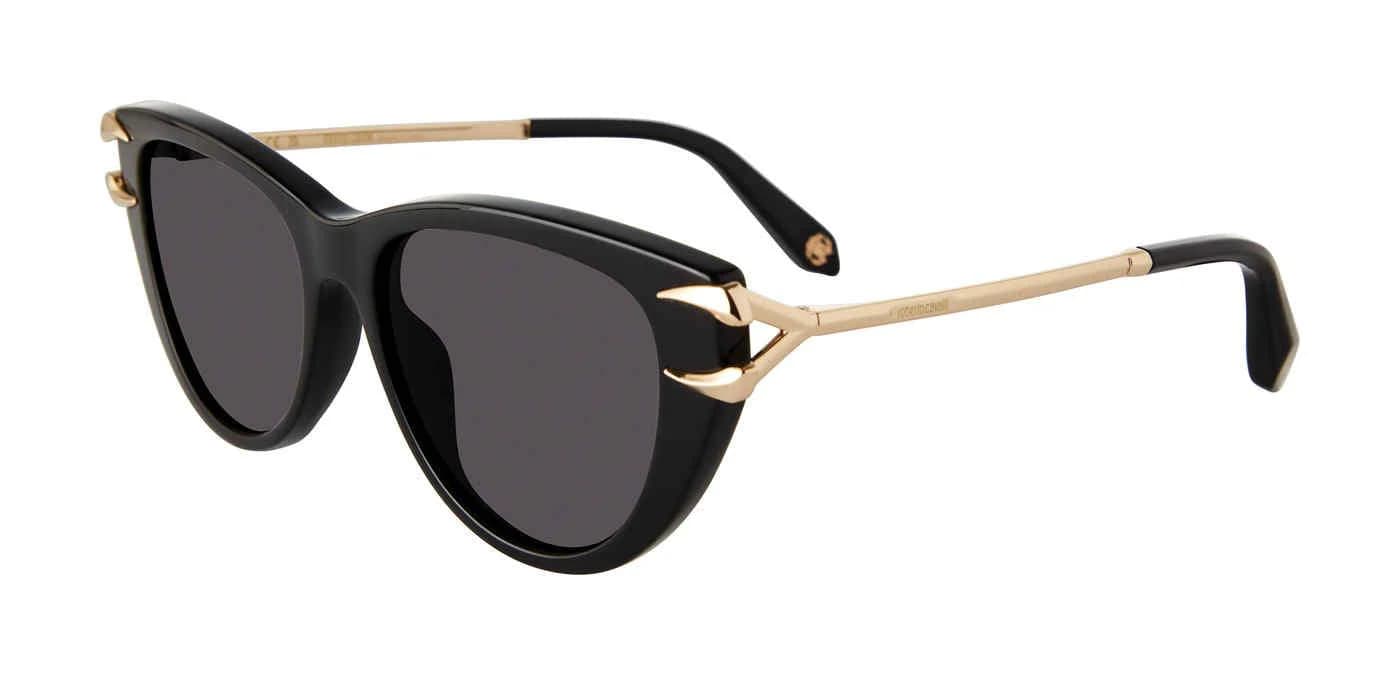 Roberto Cavalli SRC031 0700 Sunglasses Shiny Black 55mm Women