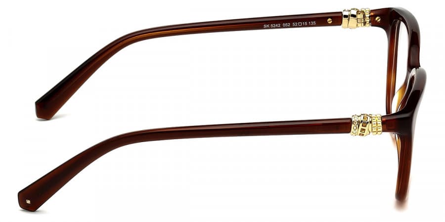 Swarovski SK5242 052 Eyeglasses Brown 52mm Women 3