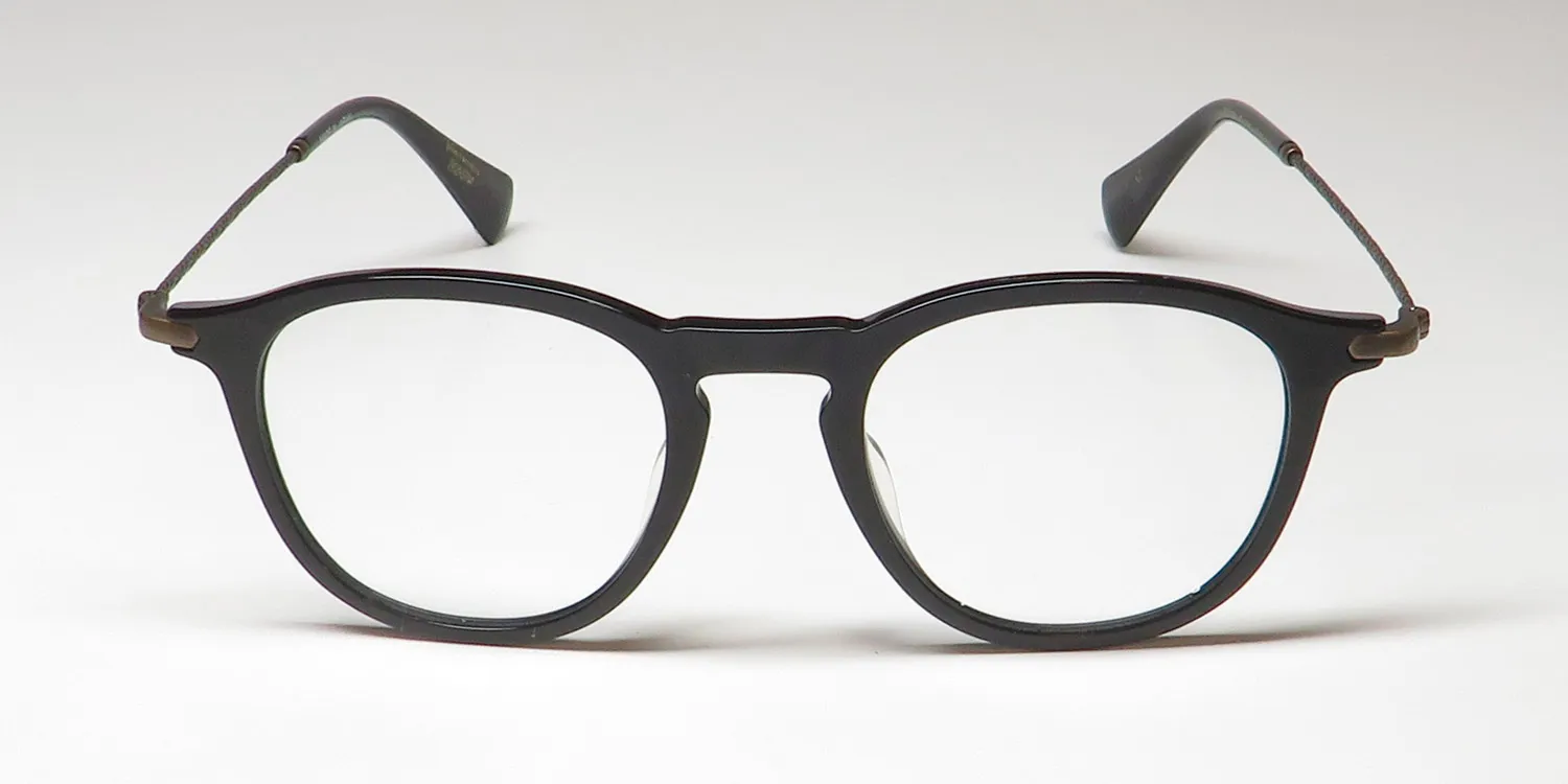John Varvatos Vjv421 black Eyeglasses Black 47mm 3
