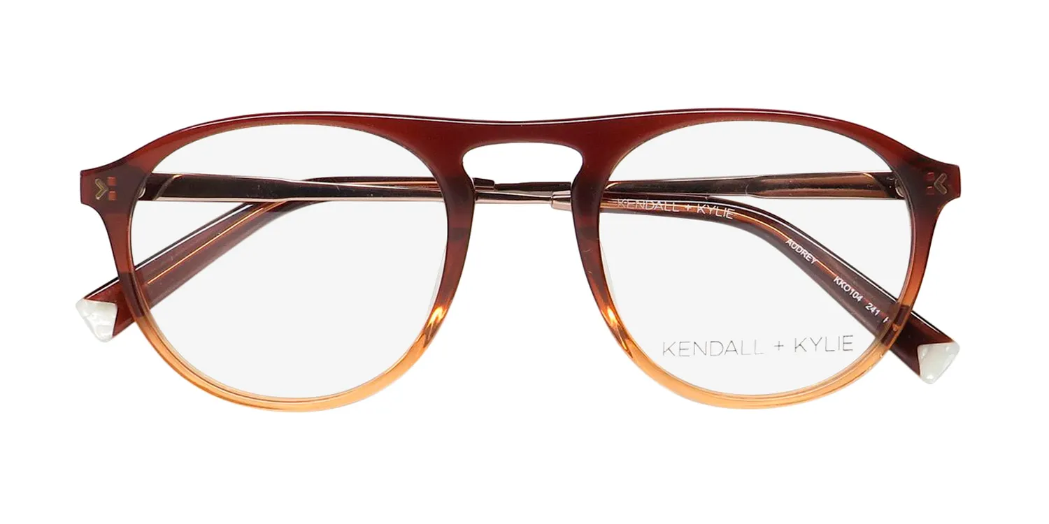 Kendall + Kylie Kko104 Audrey 241 Eyeglasses Brown 50mm Unisex 2