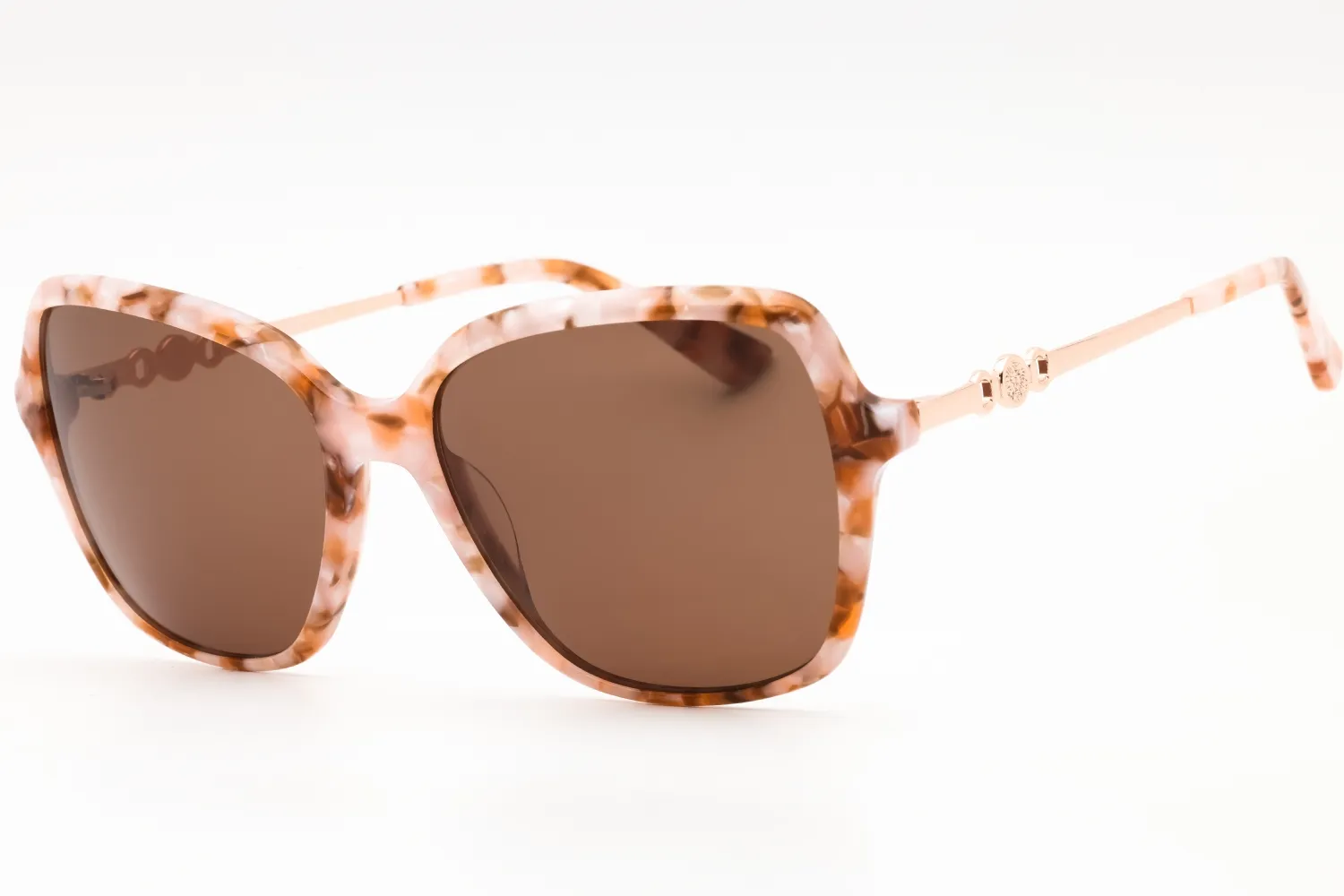 Anne Klein AK7093 682 Sunglasses Blush Marble 56mm Women