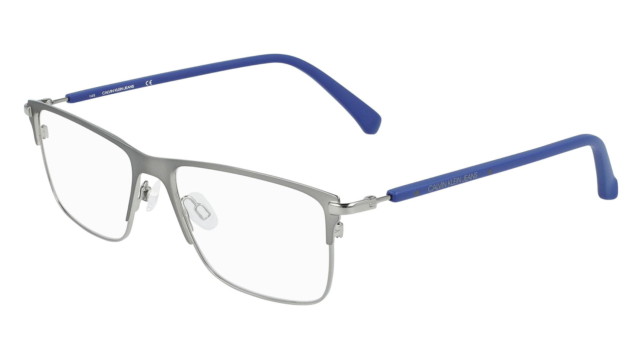 Calvin Klein Jeans CKJ21400 008 Eyeglasses Satin Gunmetal Men