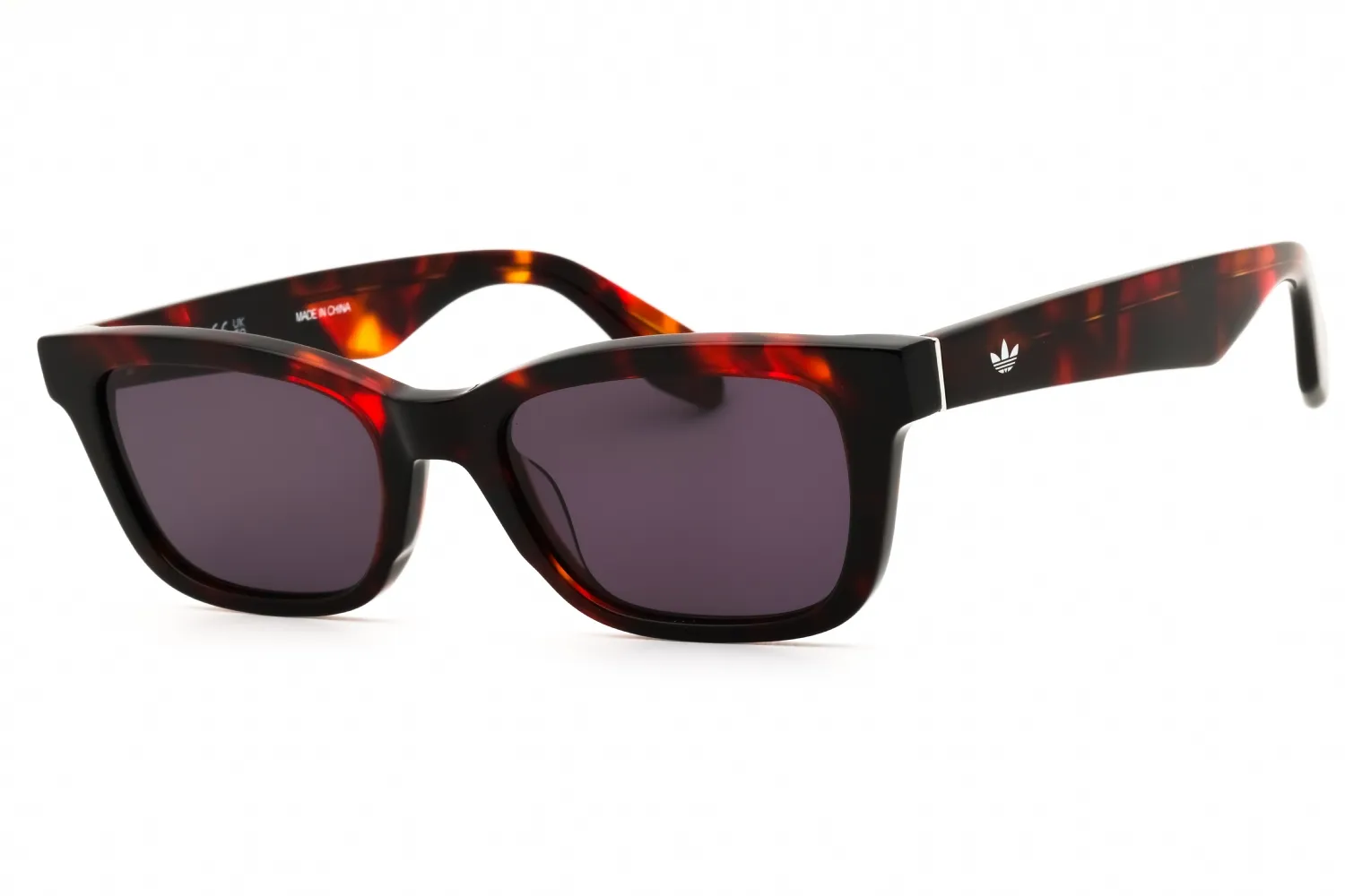 Adidas OR0117 54A Sunglasses Red Havana 53mm Unisex