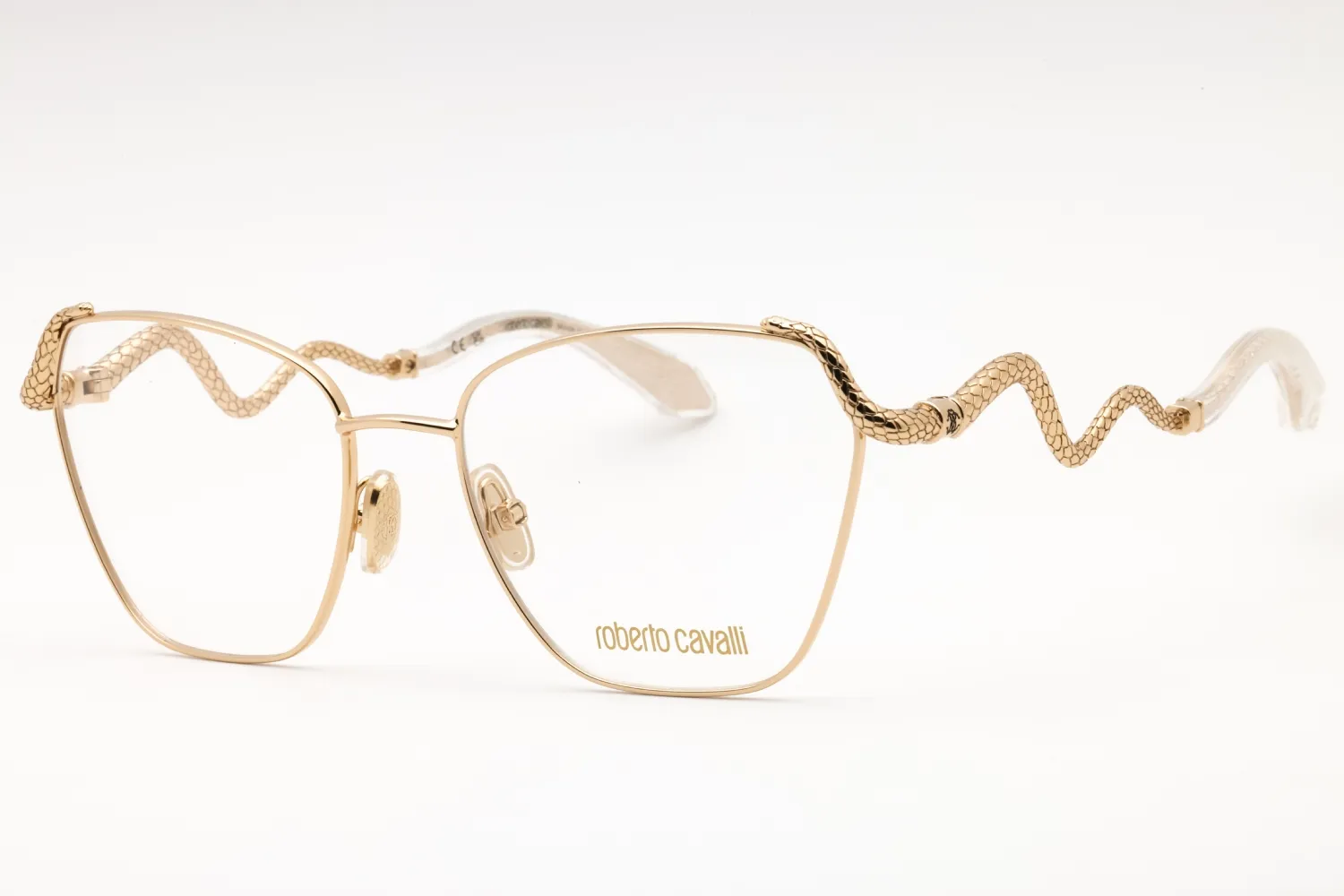Roberto Cavalli VRC021M 0300 Eyeglasses Rose Gold 54mm Women