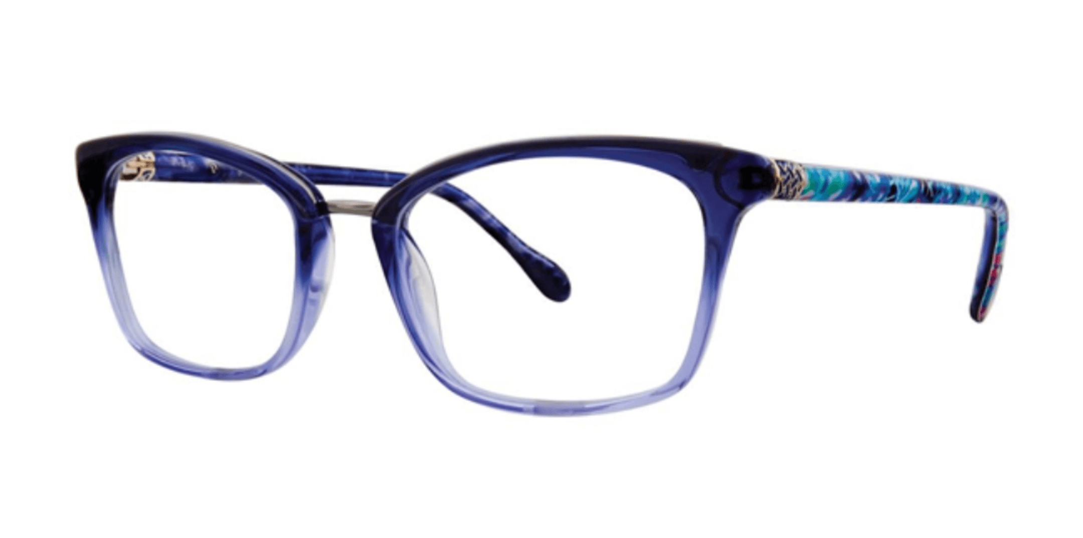 Lilly Pulitzer Bellmont Eyeglasses Ink Sparkel 51mm Women