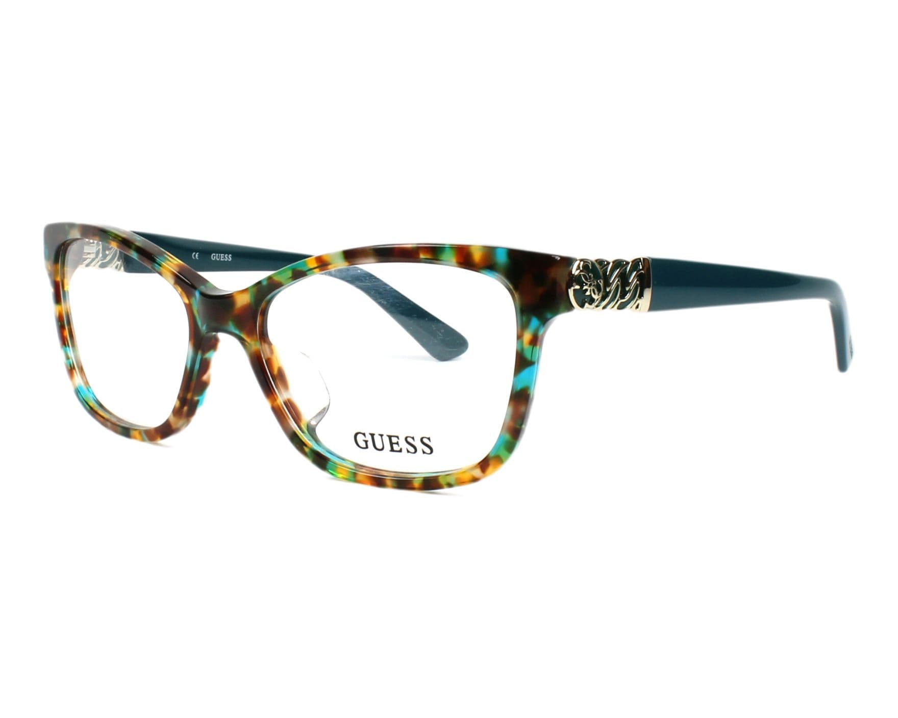 Guess GU2492 055 Eyeglasses Multicolor 52mm Women