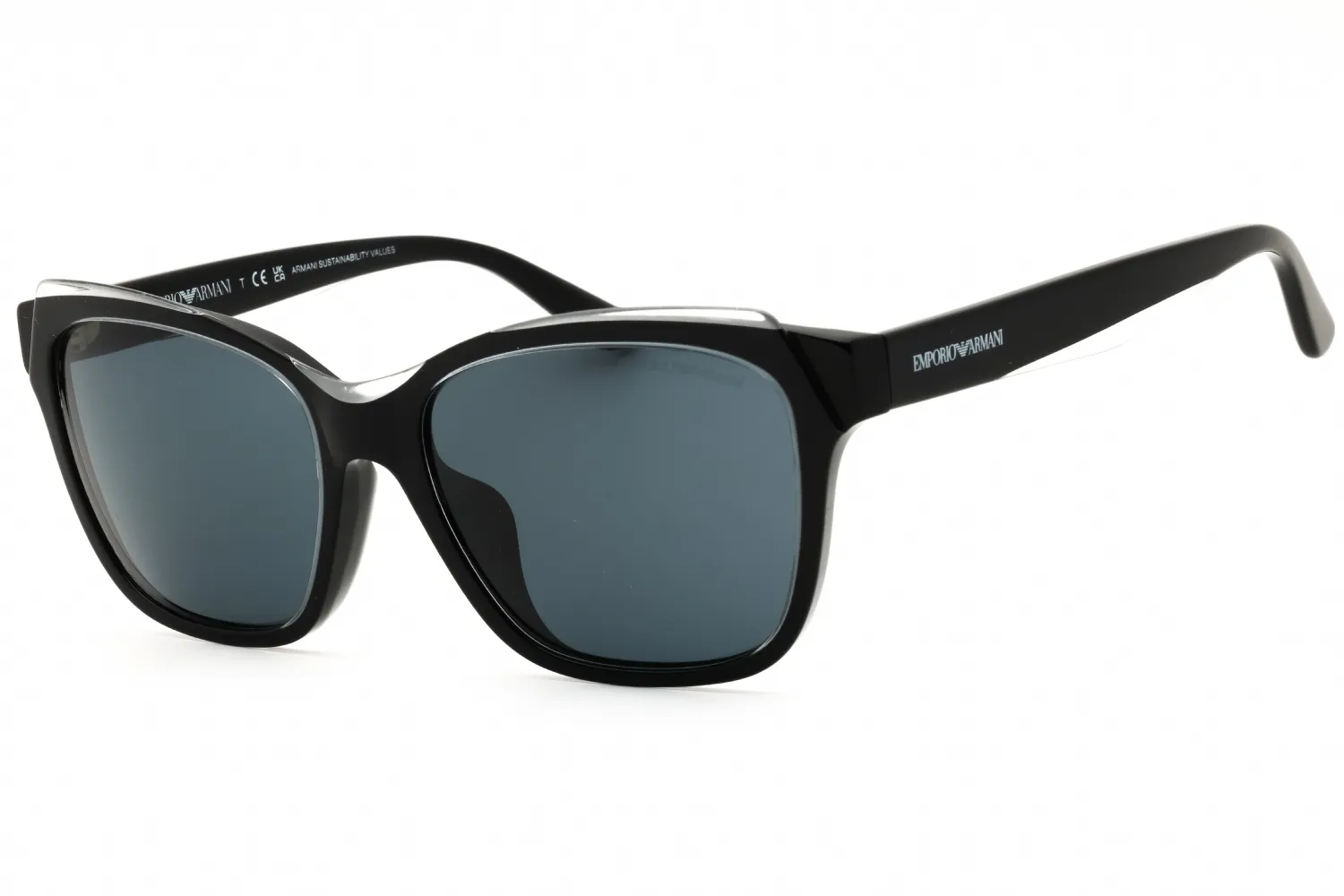 Emporio Armani 0EA4209F 605187 Sunglasses Shiny Black 54mm Women