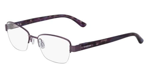 Bebe TOUGH COOKIE BB5127 535 PLUM Eyeglasses Purple 49mm Women