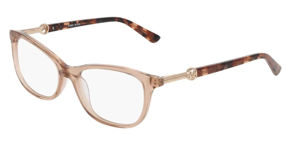 Anne Klein AK5125 204 Eyeglasses Taupe Crystal 53mm Women
