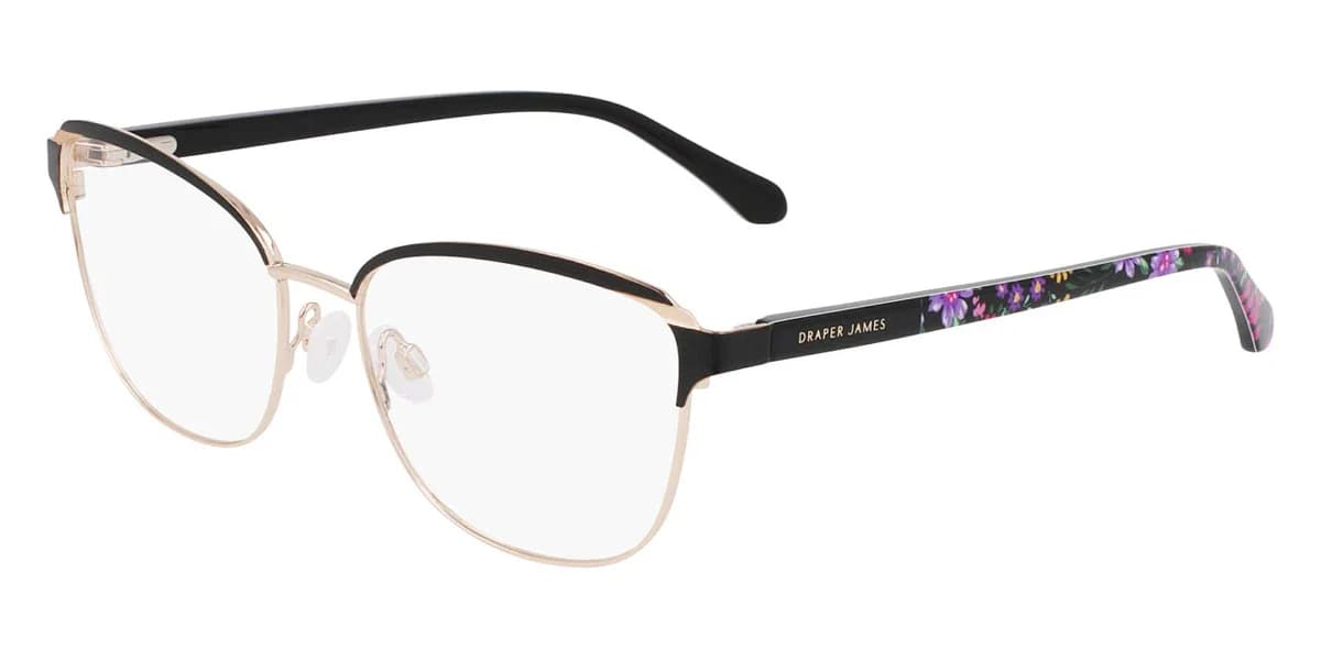 Draper James DR5057 001 Eyeglasses Black 53mm Women