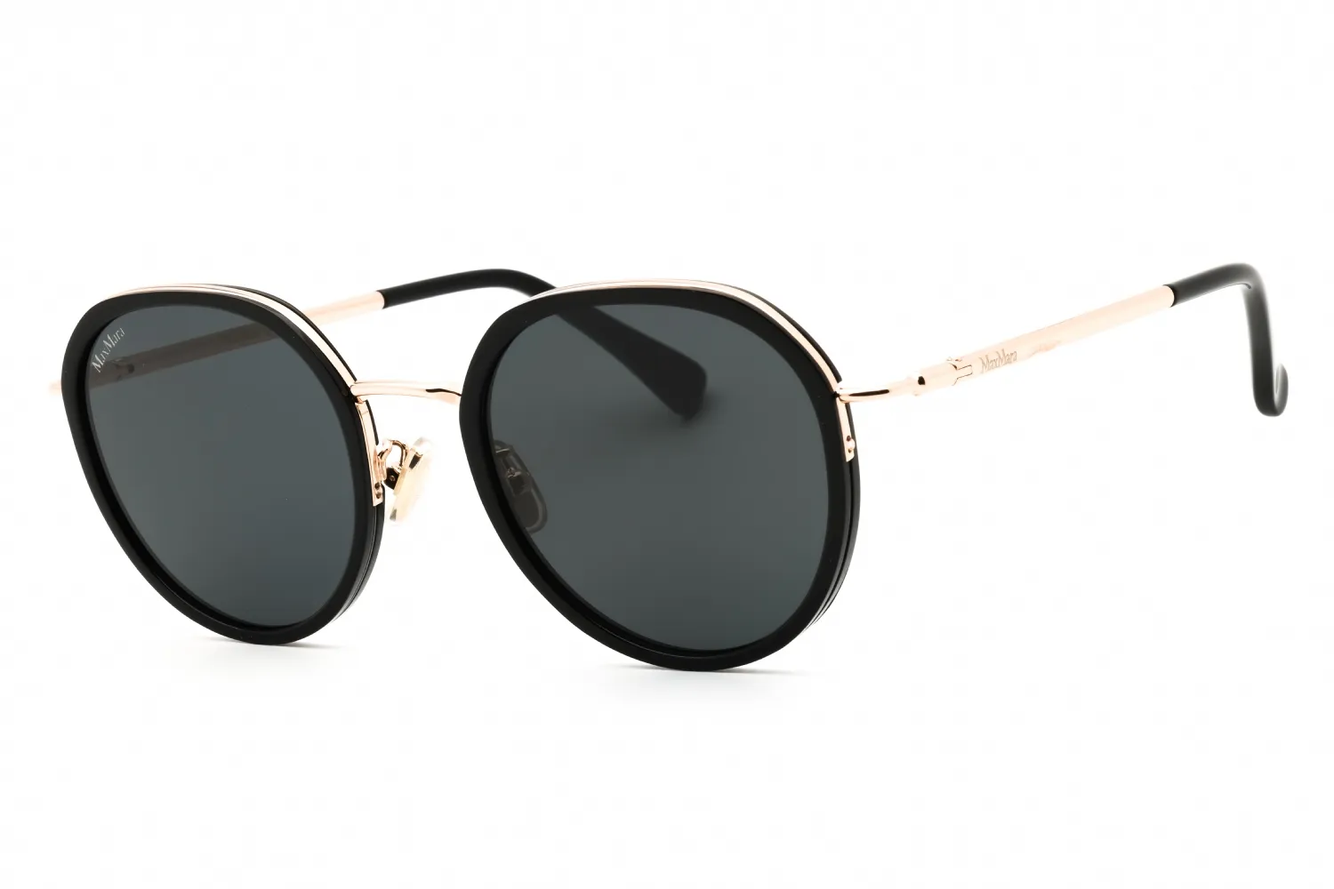Max Mara MM0109-K 01A Sunglasses Shiny Black 54mm Women