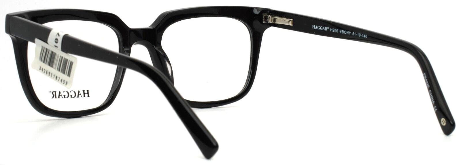 Haggar H290 EBONY Eyeglasses Black 51mm Men 15