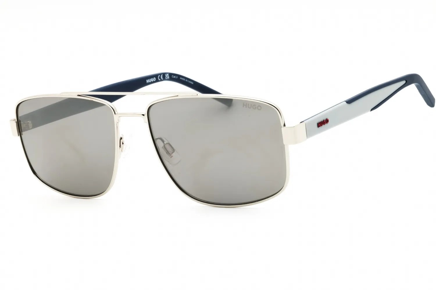 Hugo HG 1338/S 0010 T4 Sunglasses Palladium 59mm Men