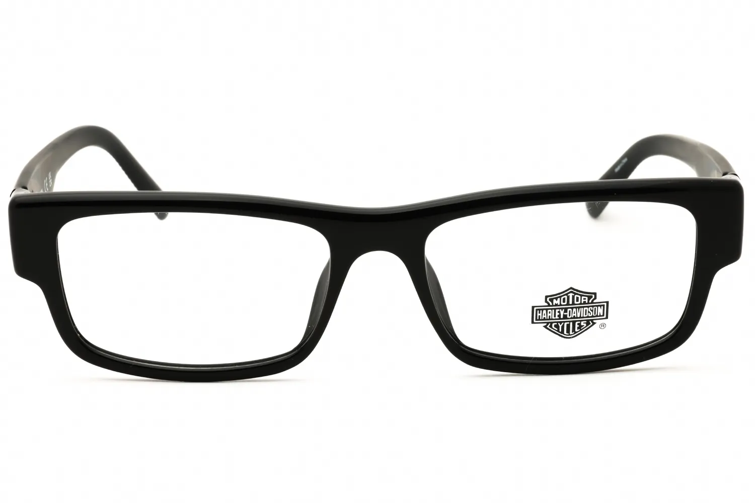 Harley Davidson HD50111 001 Eyeglasses Shiny Black 54mm Men 2
