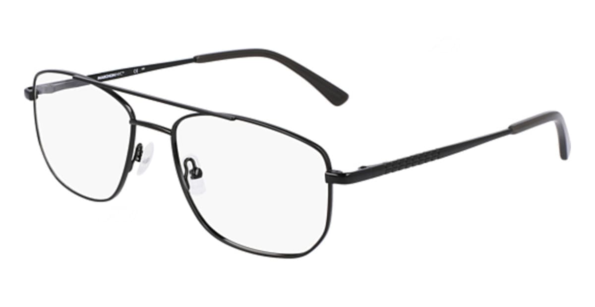 Marchon M-9007 001 Eyeglasses Black 57mm Men