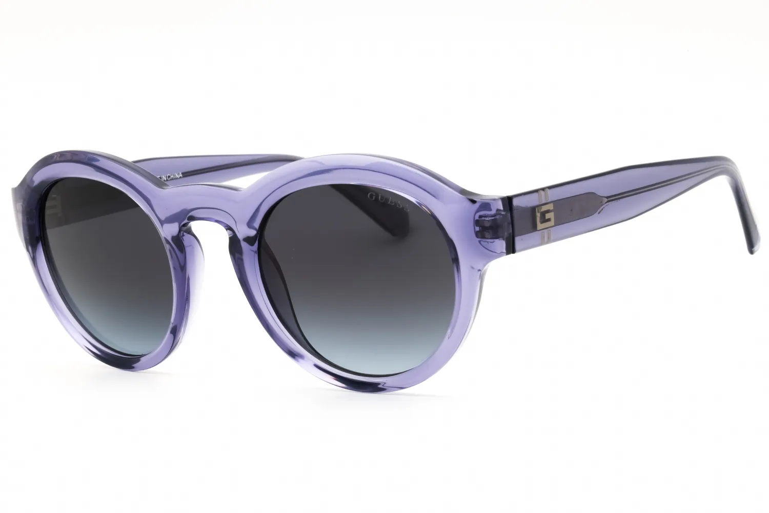 Guess GU00205 81B Sunglasses Shiny Violet 49mm Men