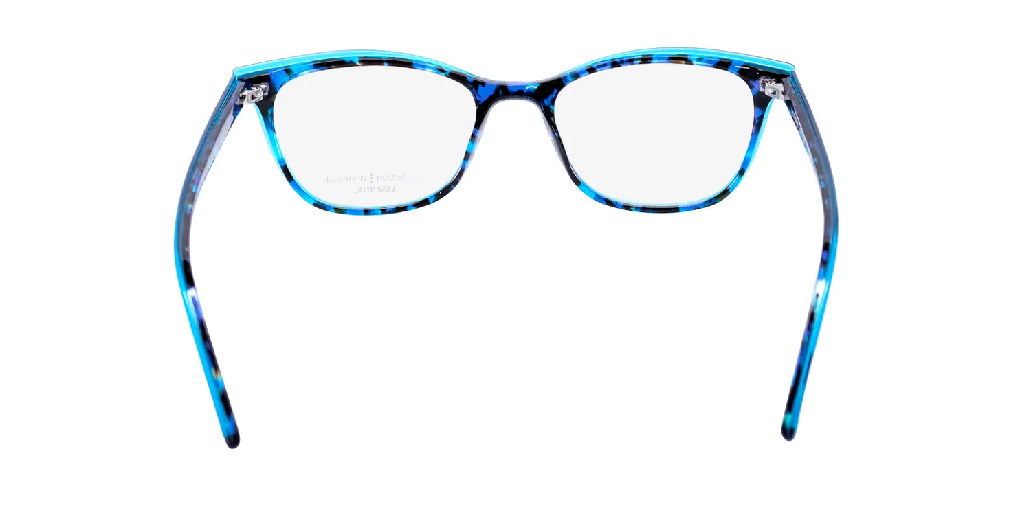 ProDesign Denmark Clear 1 8524 Eyeglasses Blue Tortoise 50mm Women 5