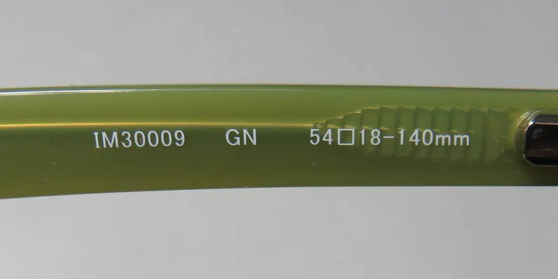 Isaac Mizrahi 30009 gn Eyeglasses Green 54mm 8