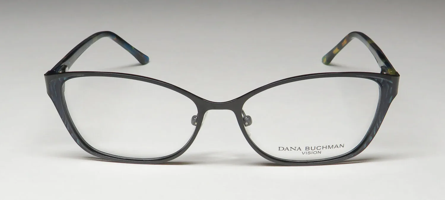 Dana Buchman Sue Ellen te Eyeglasses Teal 52mm 3