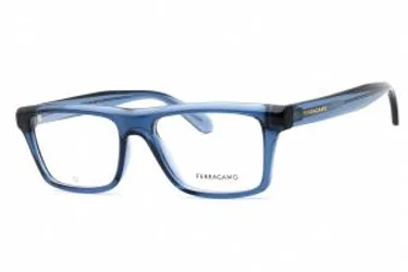 Salvatore Ferragamo SF2988 450 Eyeglasses Transparent Azure 54mm