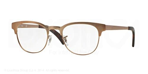 Ray-Ban RB6317 2836 0rx6317 Eyeglasses Brown 51mm Unisex