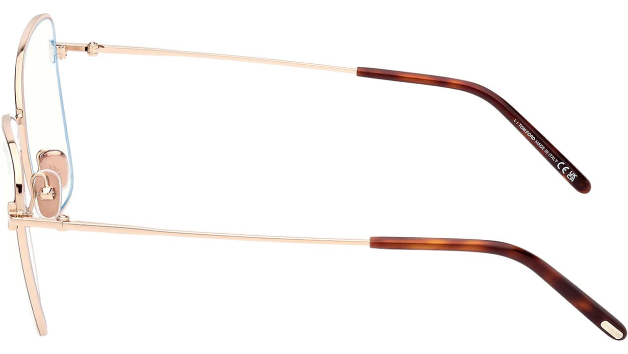 Tom Ford FT5906B 069 Eyeglasses Shiny Bordeaux 55mm Women 4