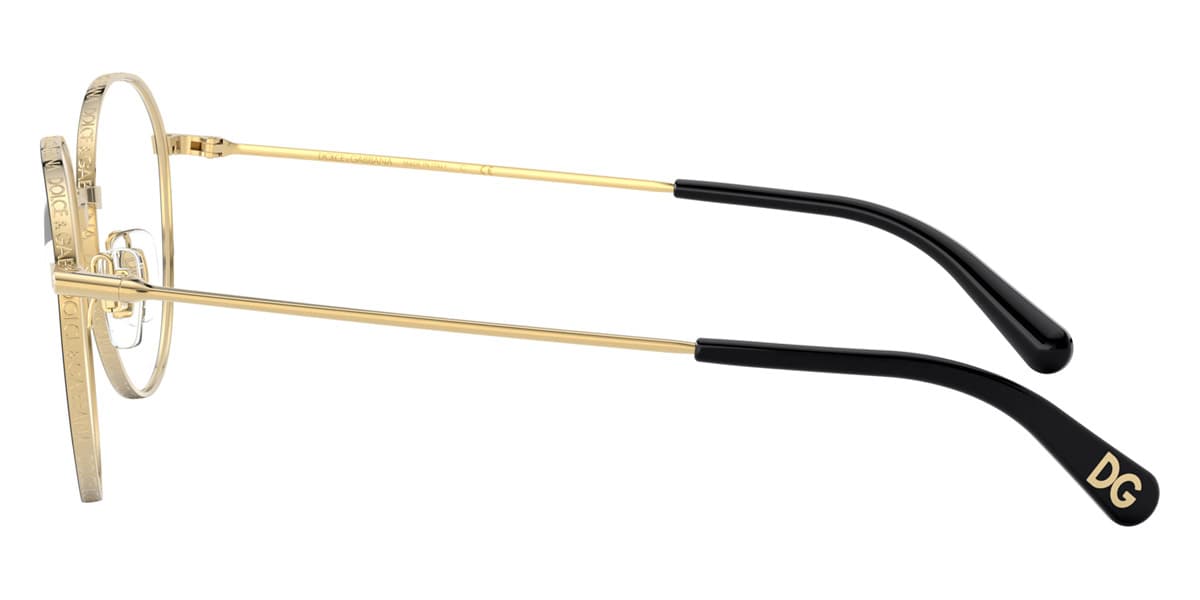 Dolce & Gabbana DG1322 1334 Eyeglasses Black Gold 53mm Women 3