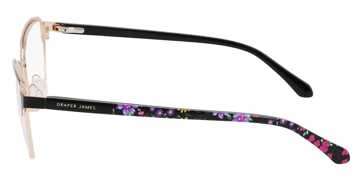 Draper James DR5057 001 Eyeglasses Black 53mm Women 3