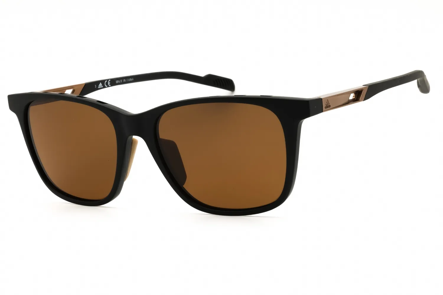 Adidas SP0051 02E Sunglasses Matte Black 55mm Men